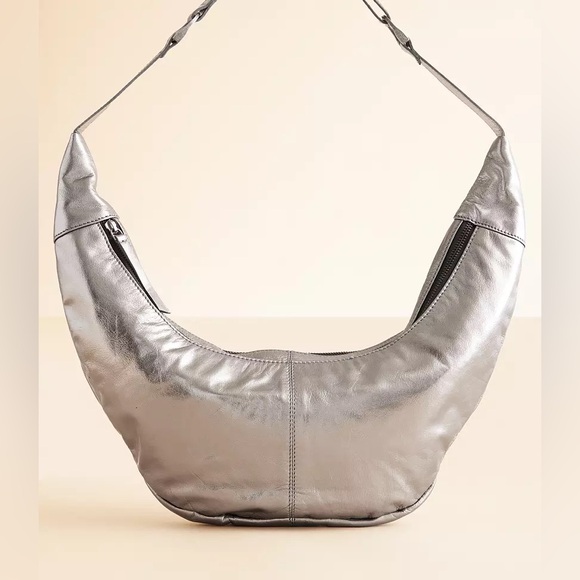 NWT Free People Idle Hands Sling Bag Pewter - Picture 4 of 16